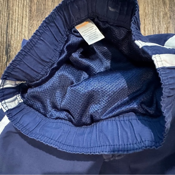Gymboree Kids  Navy Blue Track Pants with White Stripes Size 7 - Picture 4 of 5